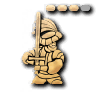 Gilded Landsknecht